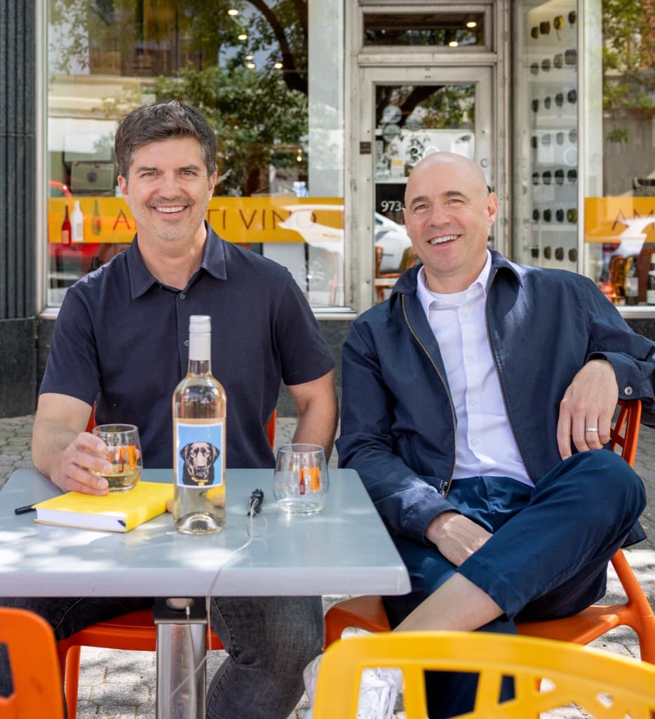 Tom and Drew, founders of Twocents