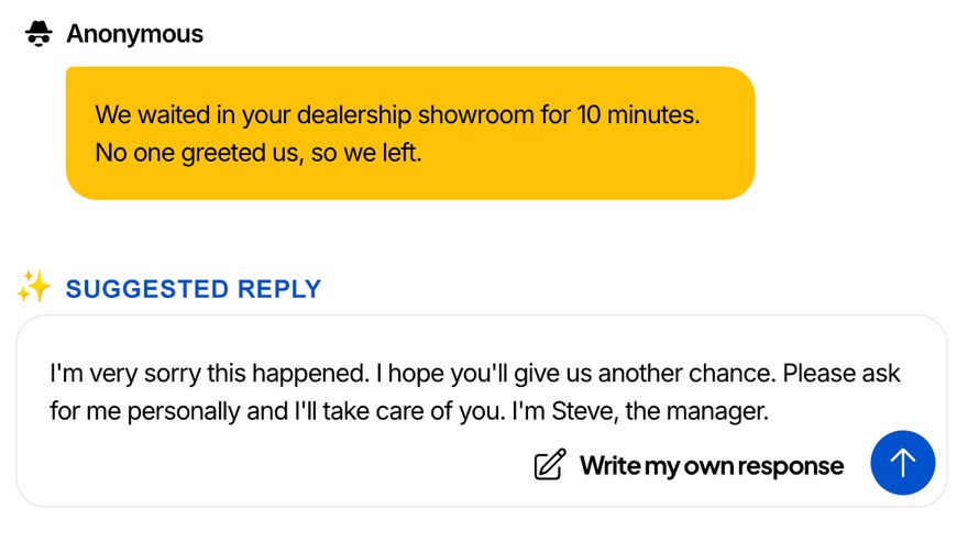 Reply quickly in your voice with AI assist